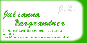 julianna margrandner business card